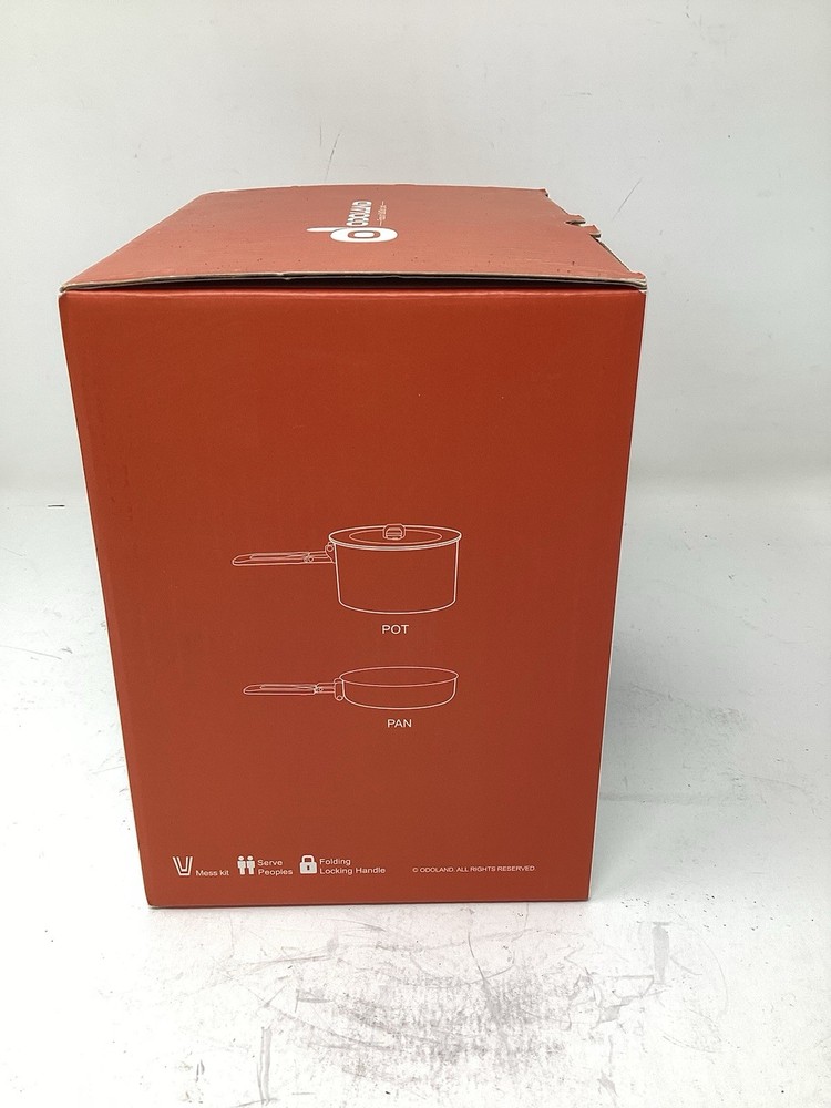 ODOLAND Camping Cookware Mess Kit
