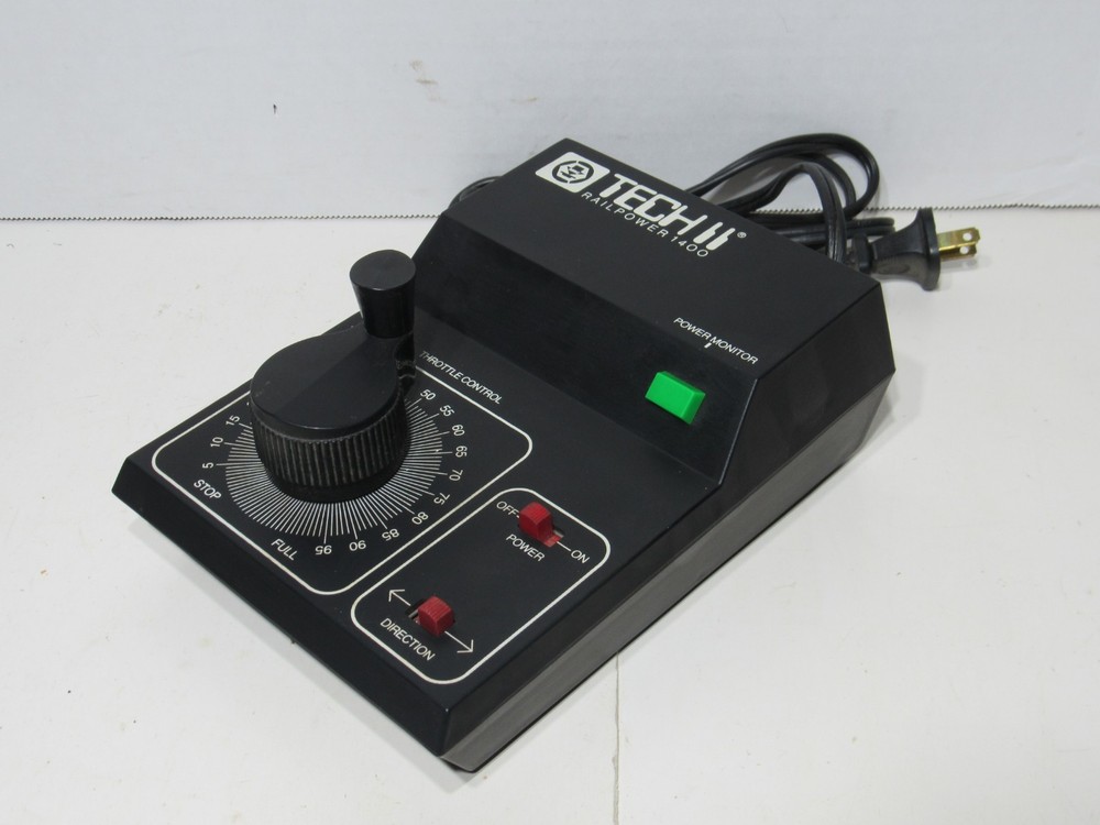 MRC Tech II Railpower 1400 Model Train Control Speed Controller Tested
