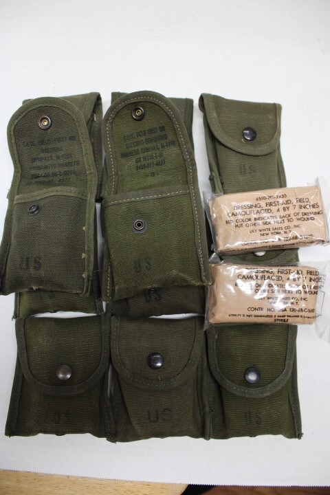 US Military Isue Vietnam Era Canvas First Aid Compass Pouch Second Pattern Gen 2