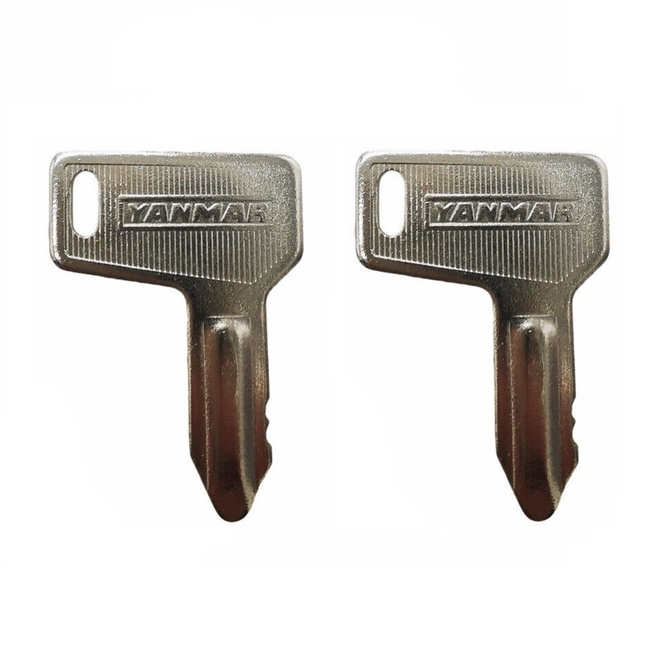 (2) Yanmar Excavator Ignition Keys 933110-00301