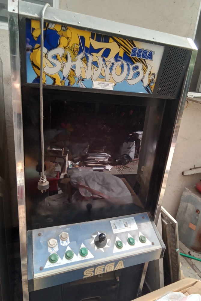 Shinobi arcade game vintage original