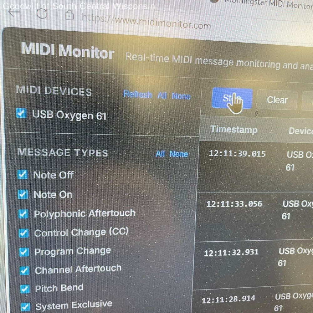 M-Audio Midi Controller - Oxygen 61