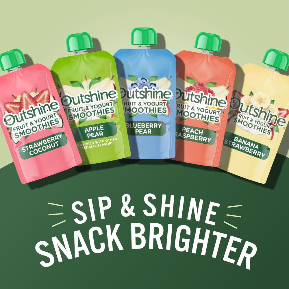Raspberry Peach Flavor Pouches, 6(4x3.5oz)