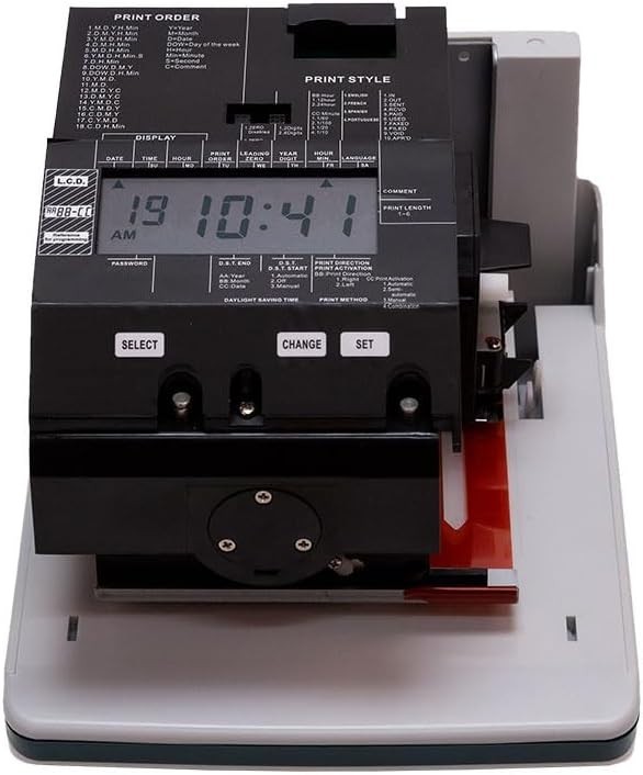 Accurate Digital Clock for Employee Attendance and Document Management