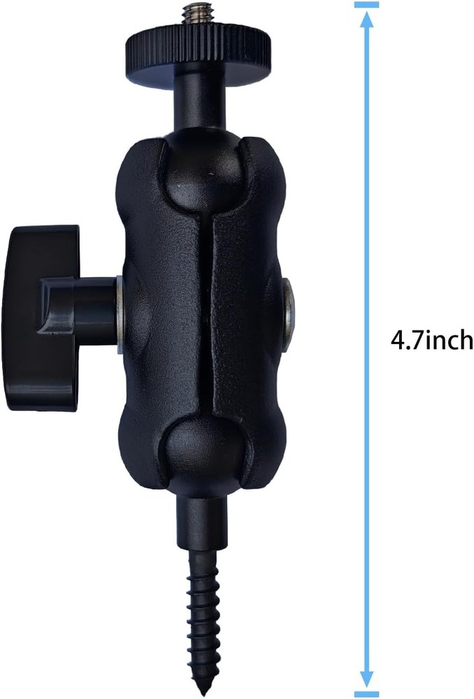 Adjustable Trail Camera Tree Mount: Game Outdoor Mounting Black
