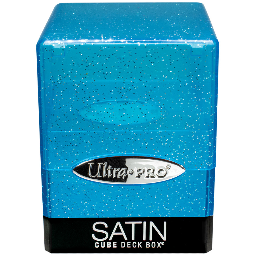 1 Ultra PRO Glitter Blue Satin Cube Deck Box