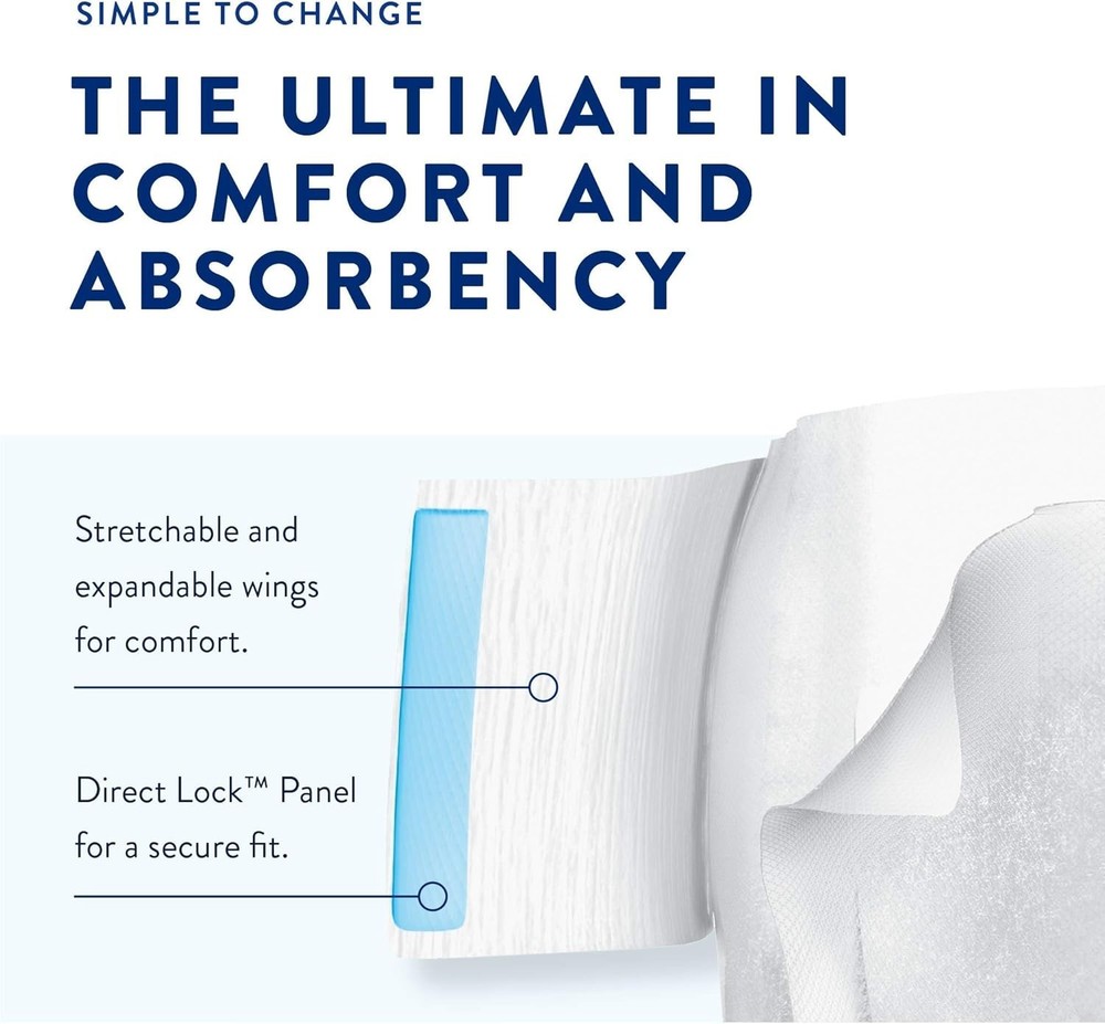 Breezers 360 Incontinence Briefs, Ultimate Absorbency, Size Two, 72 Count