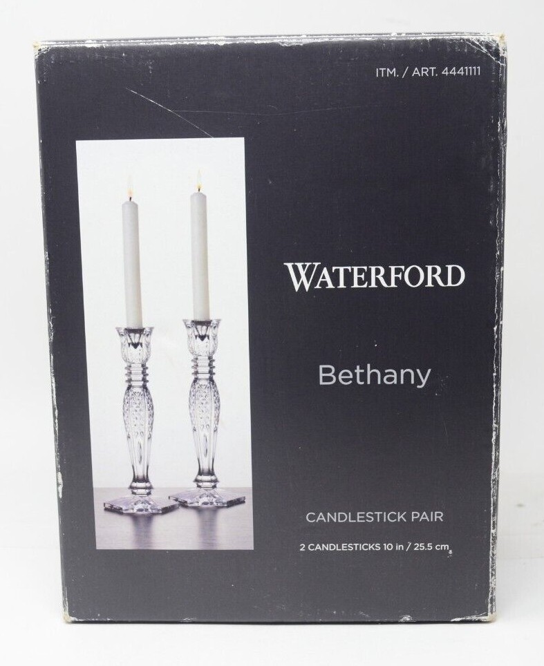 Waterford Bethany Crystal Candle Holder 2-pack