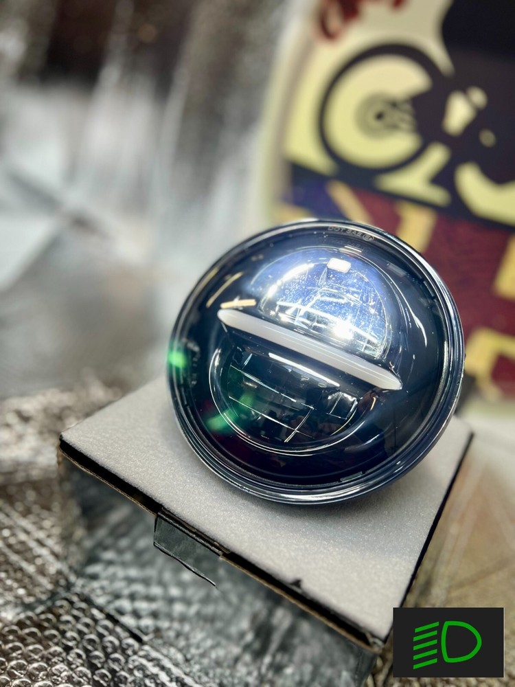 5.75″ Monaco GP LED Headlight 50W DRL DOT E Marked