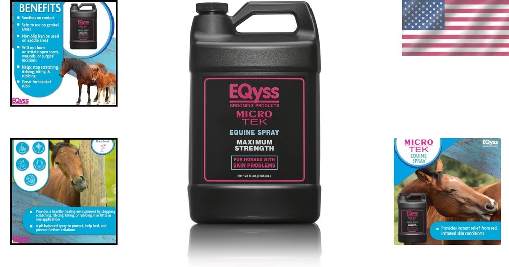 Micro-Tek Equine Itch Relief Spray 128 oz