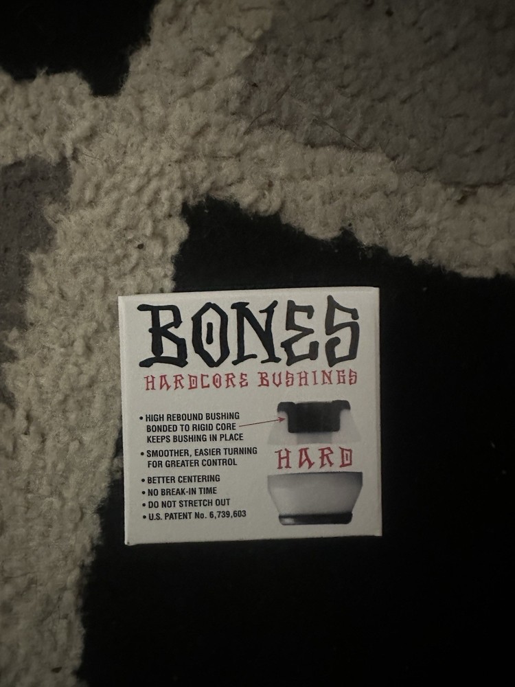 BONES Hardcore Bushings Hard High Performance Double Action Skateboard Bushings
