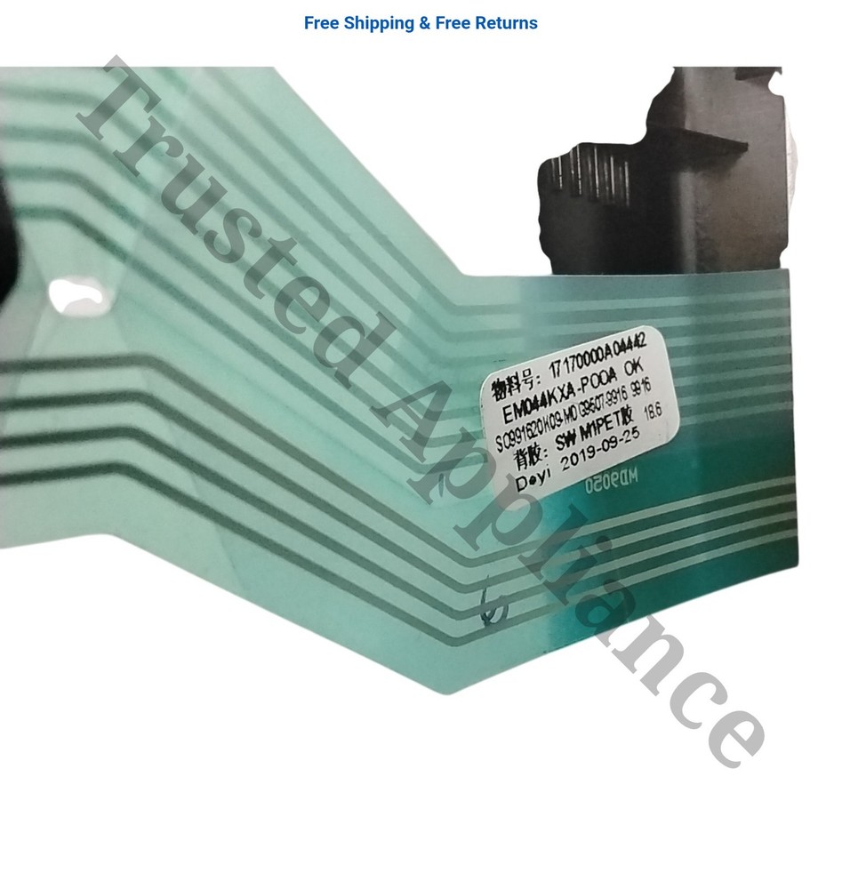 Microwave Control Panel Console EM044KXA-P00A Black