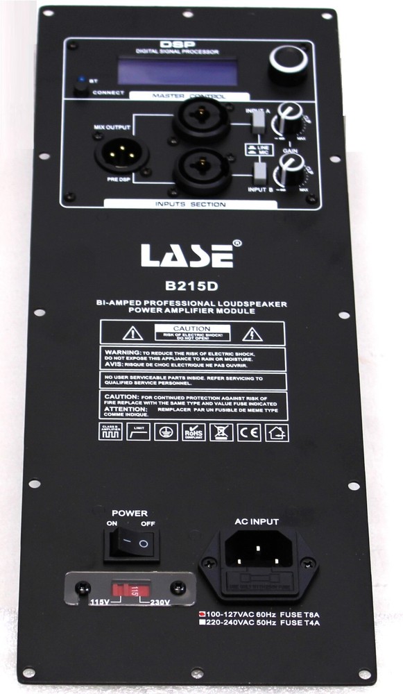 LASE Amplifier Module Intended for Behringer B215D Powered Speakers