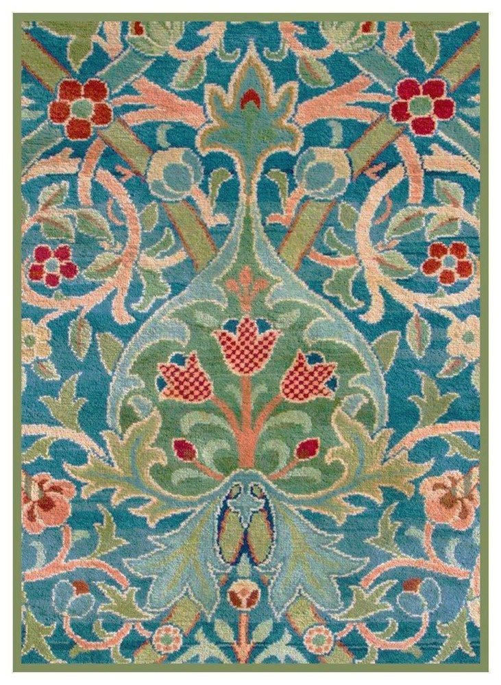 William Morris Hammersmith detail Counted Cross Stitch Chart Pattern