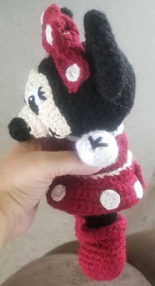 Crocheted Minnie Mouse, Made To Order