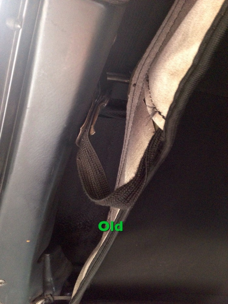 Chrysler Sebring Headliner Side Tension straps elastic 1996-2006 (one set)