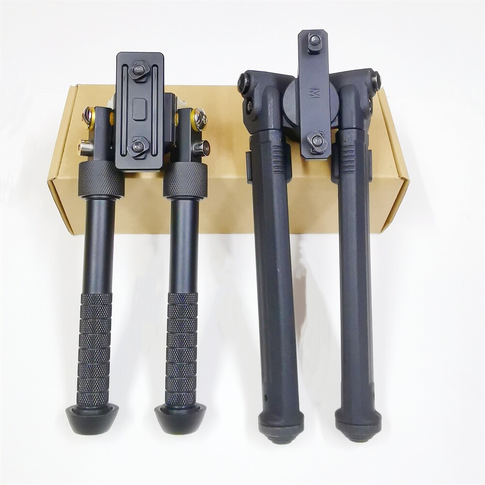 Adjustable M-lock Bipod Mount Rail Mount Aluminum 6.5-9'' Rifle Bipod