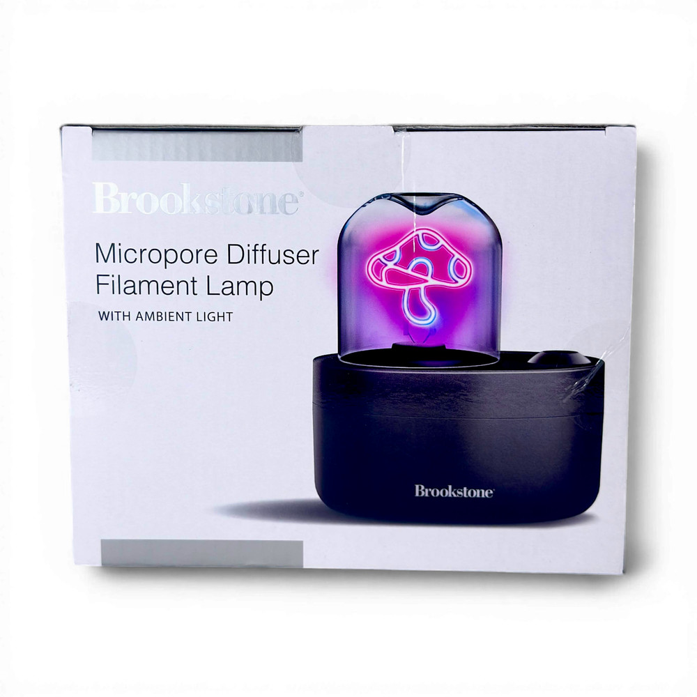 Brookstone Mushroom LED Filament Micropore Diffuser USB Powered Ambient Light