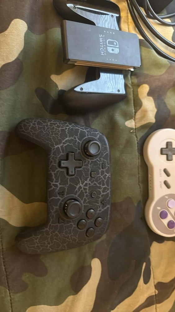 Nintendo Switch OLED Bundle with Super Nintendo Controller, Dock, Accessories