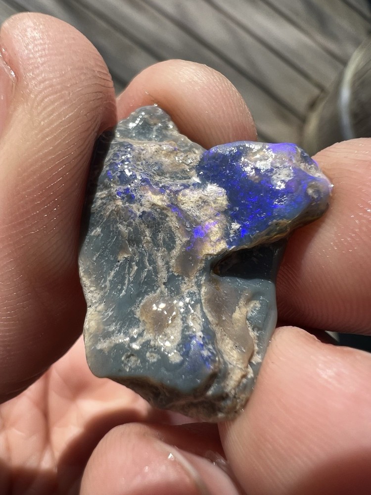 Lightning Ridge Opal, 17.30ct. Light Polish, AAA Cutting Rough, From Australia