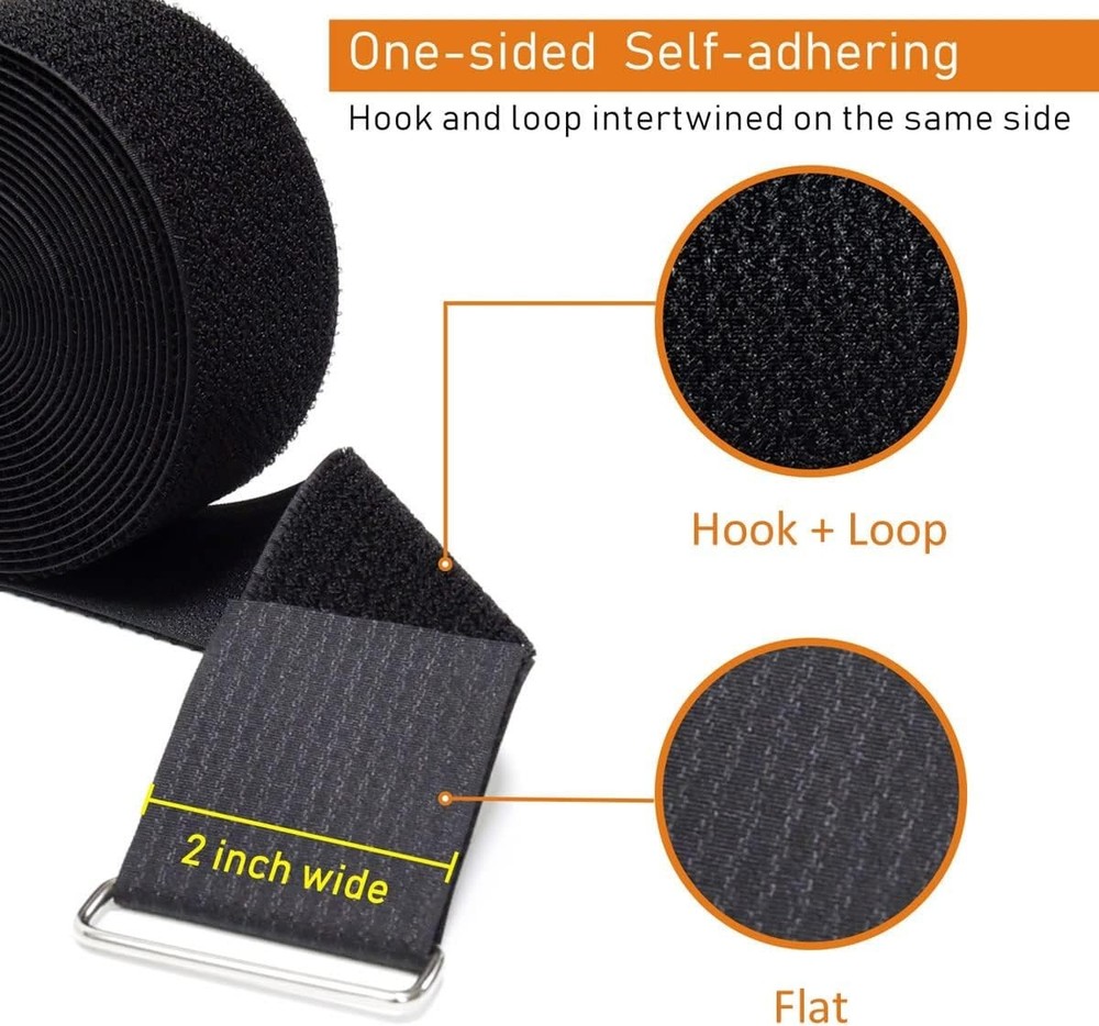 Adjustable Nylon Cable Ties for Storage, 20 Buckles