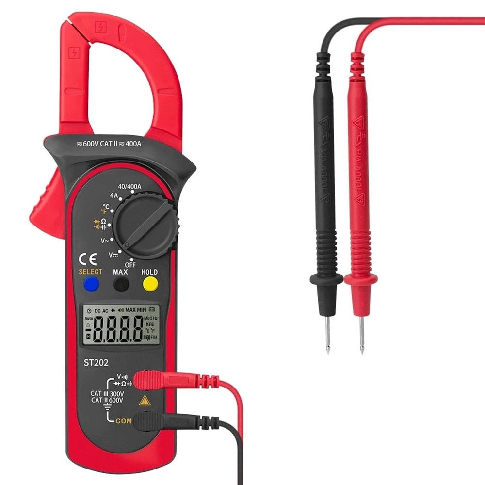 ST202 Smart AC Current Voltage Clamp Multimeter Pliers Ammeter Testers Amperomet
