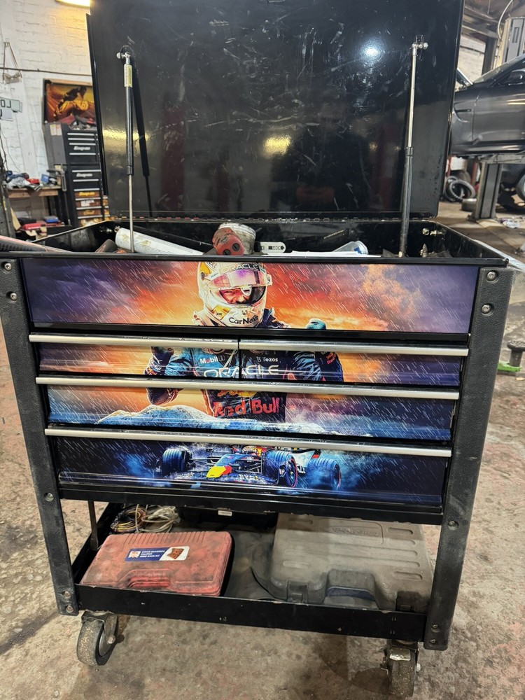 Tool Box Graphics /Decals Fits Tool Truck Trolley Tool Box