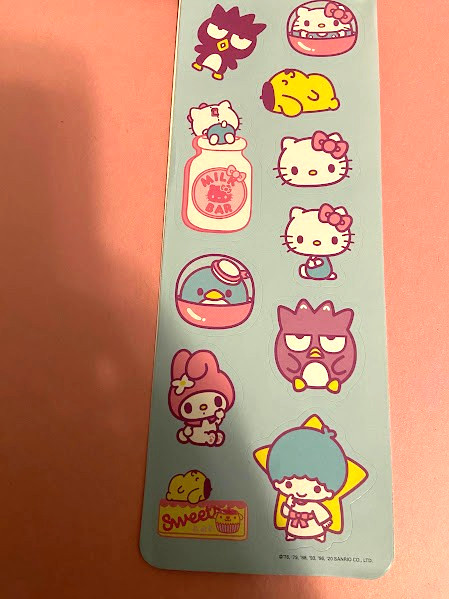 Hello Kitty-Sticker Sheet Set-11 Stickers-Licensed-New