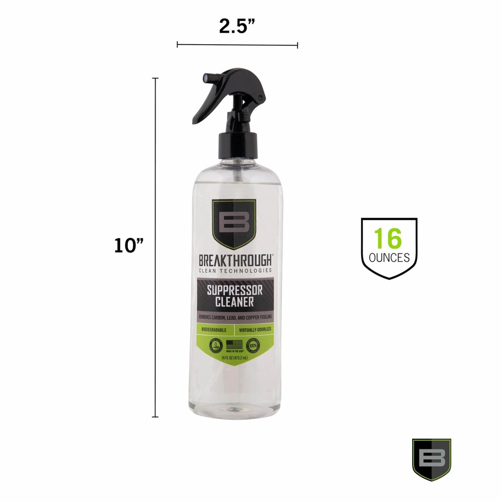 Breakthrough Clean Suppressor Cleaner - Heavy Carbon & Lead Remover