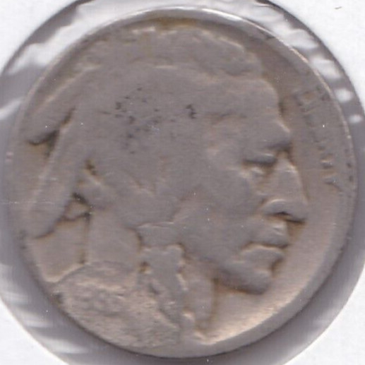 1935-D Buffalo Nickel Acid Dated L1