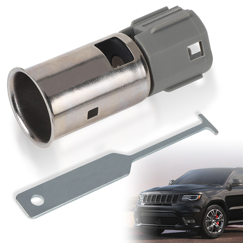 12V Cigarette Lighter Socket & Removal Tool 04793554AC For Jeep Chrysler Dodge