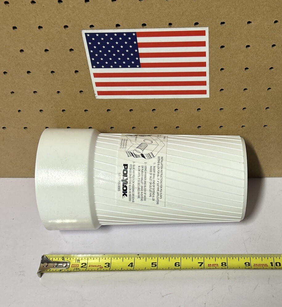 POLYLOK Septic Tank Effluent Filter Extend & Lok Lock for 4" Pipe