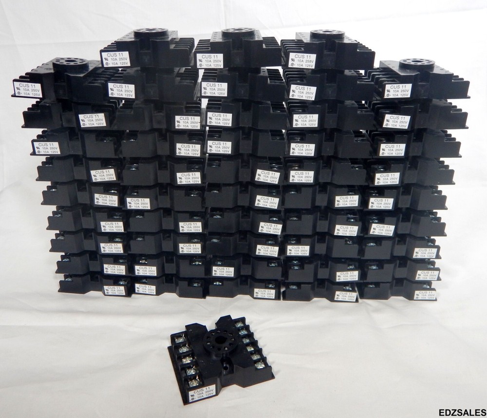 (45+) Curtis CUS11 11-Pin Relay Socket Assemblies