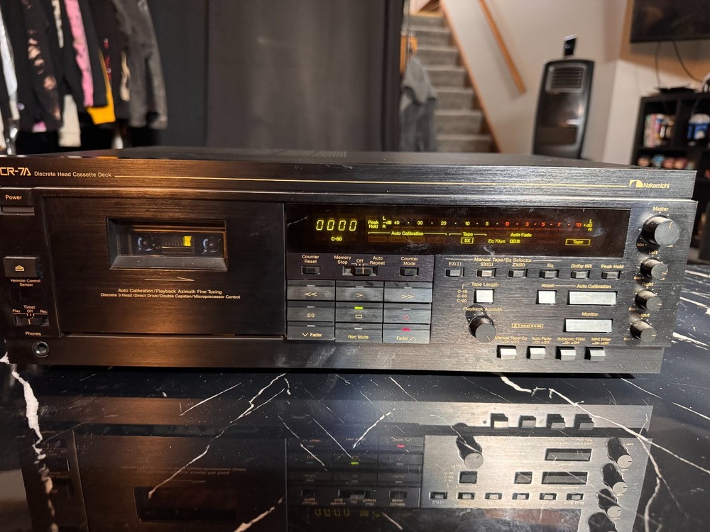 Nakamichi CR-7A 3 Head Cassette Deck without remote