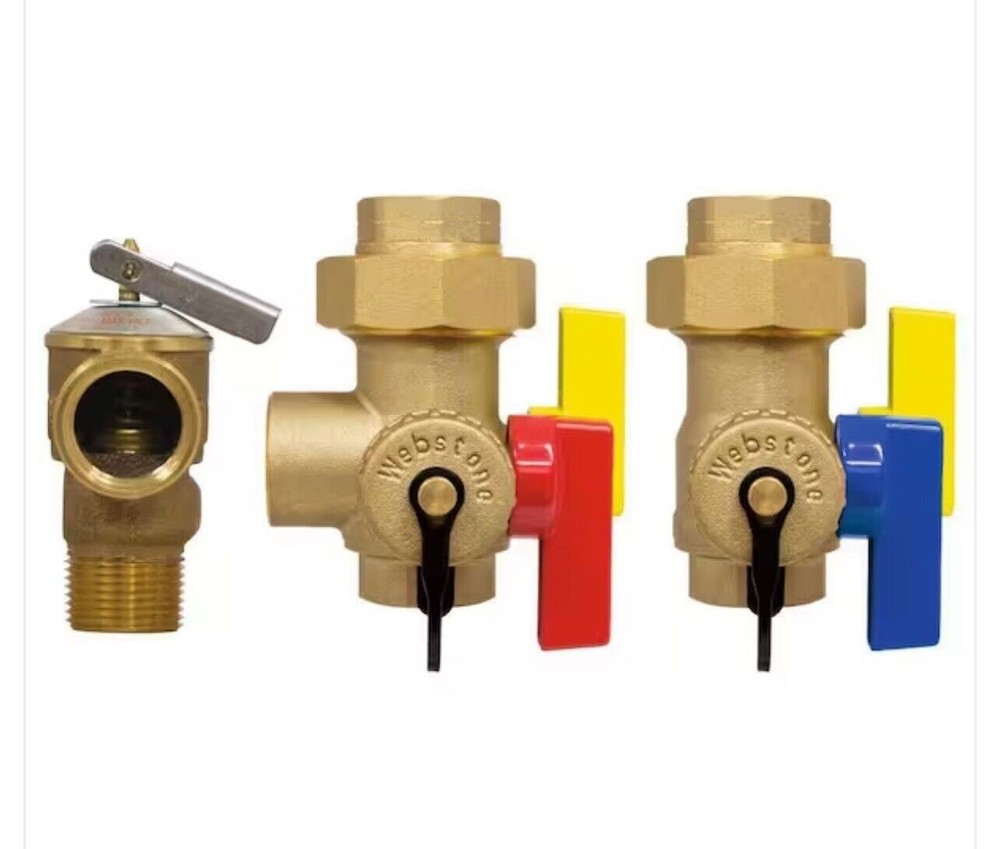 Webstone 3/4 in. EXP Ultra-Compact Tankless Water Heater Service Valve 42443WPRR