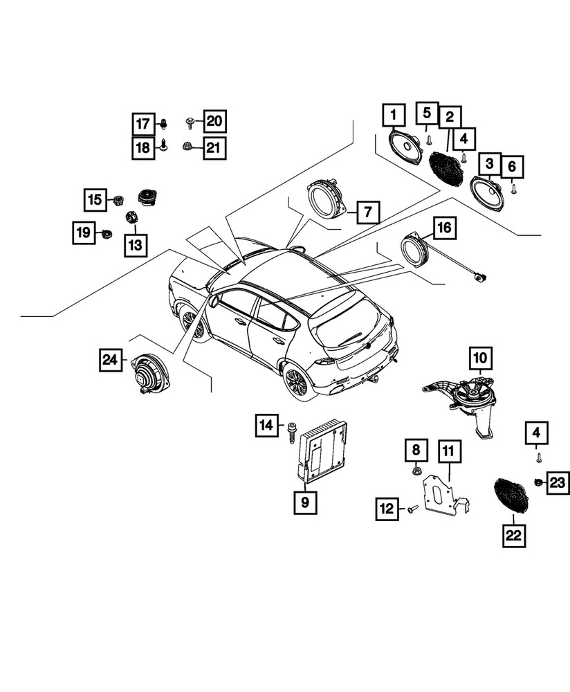 Genuine Mopar Pan Head Tapping Screw 68399451aa