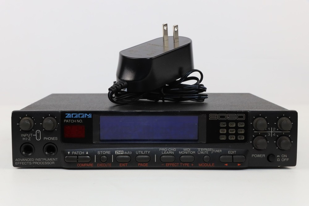 Zoom 9050 9030 Advanced Instrument Effects Processor Repaired W/Adapter