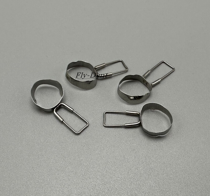 4Pcs Dental Orthodontic Preformed Loop Molar Band 2nd Space Retainer Maintainer