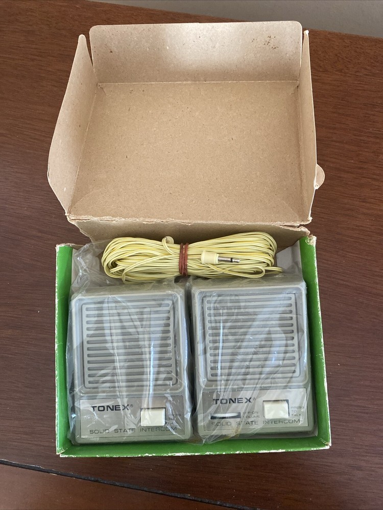 Vintage Tonex Intercom Solid State PIC 102 2 Way New In Box