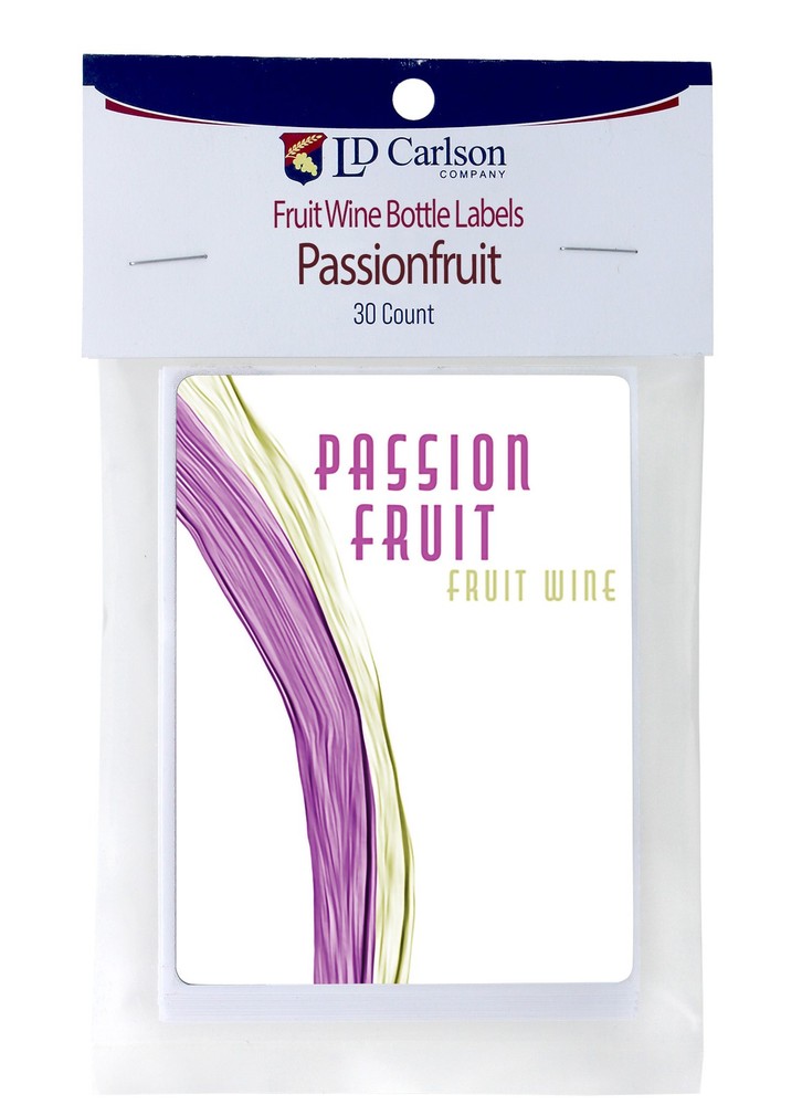 Passionfruit Fruit wine Labels 30/Pack Fruit Labels Collection