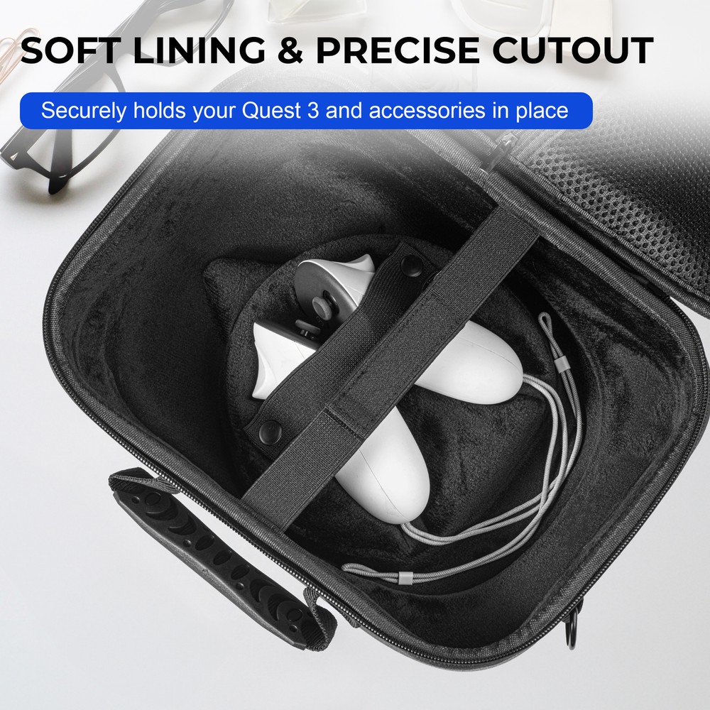Carrying Case for Meta Quest 3/BOBOVR M3 Pro Headset Accessories Shoulder Case