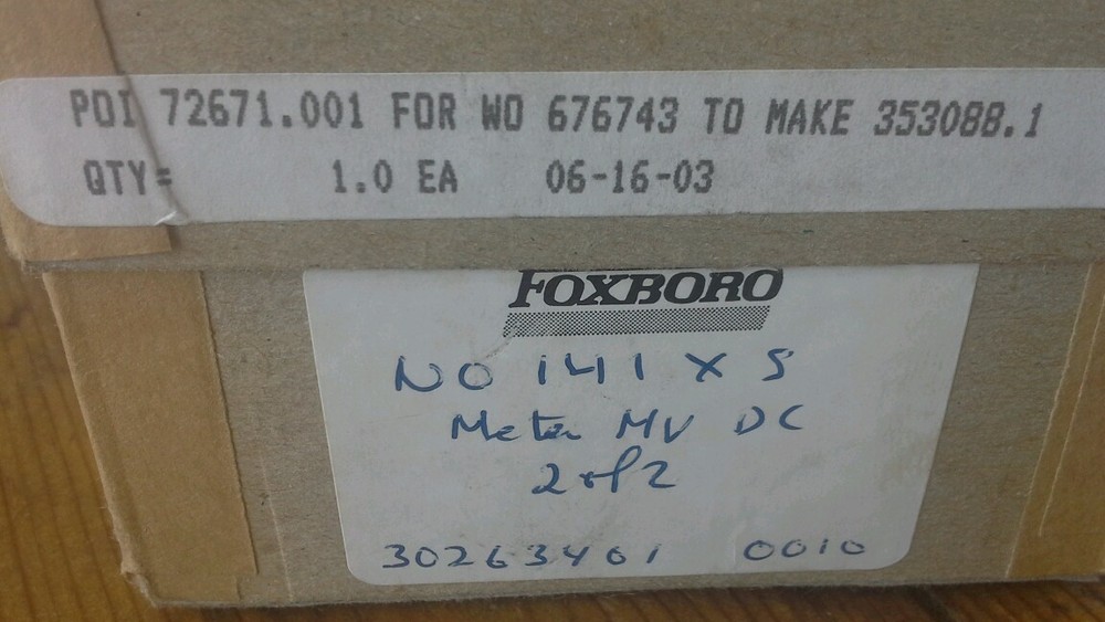 Foxboro N0141XS 0-100 % Meter