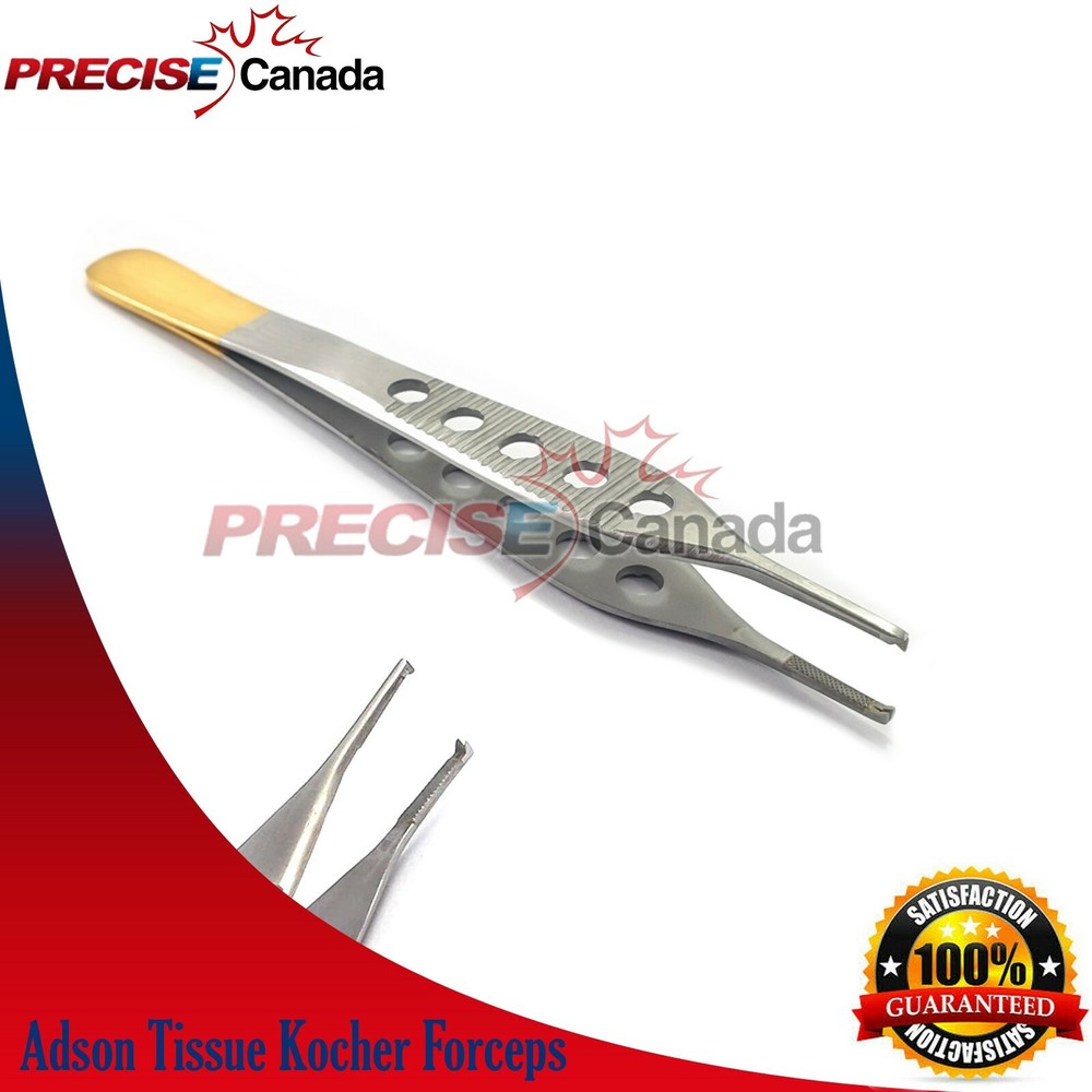 T/C Plastic Surgery Adson Tissue 1 X 2 Delicate Forceps 4.75"