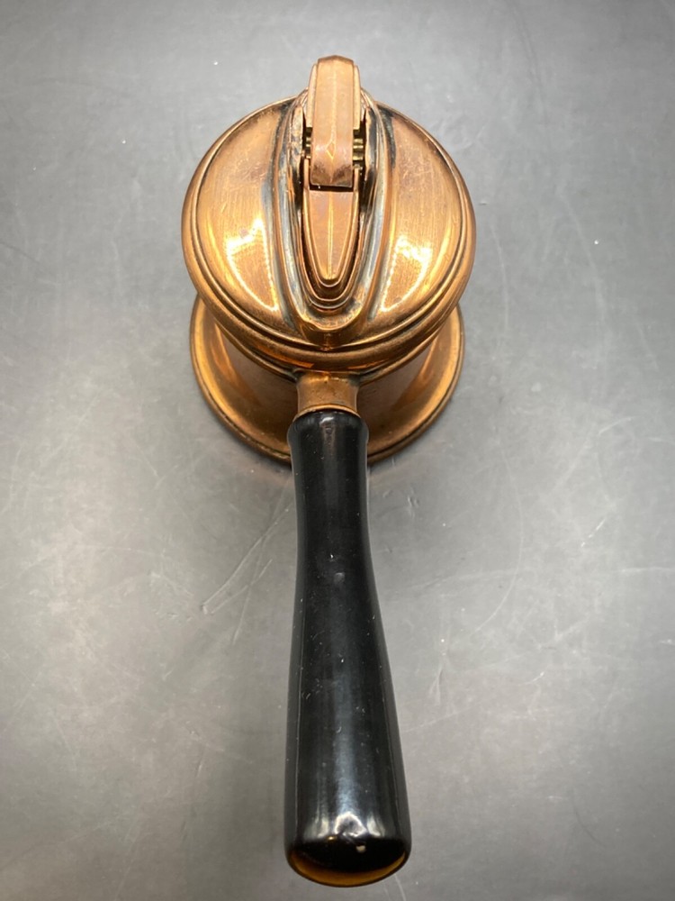 Vintage Ronson “Colony” Bronze with Black handle Table Lighter