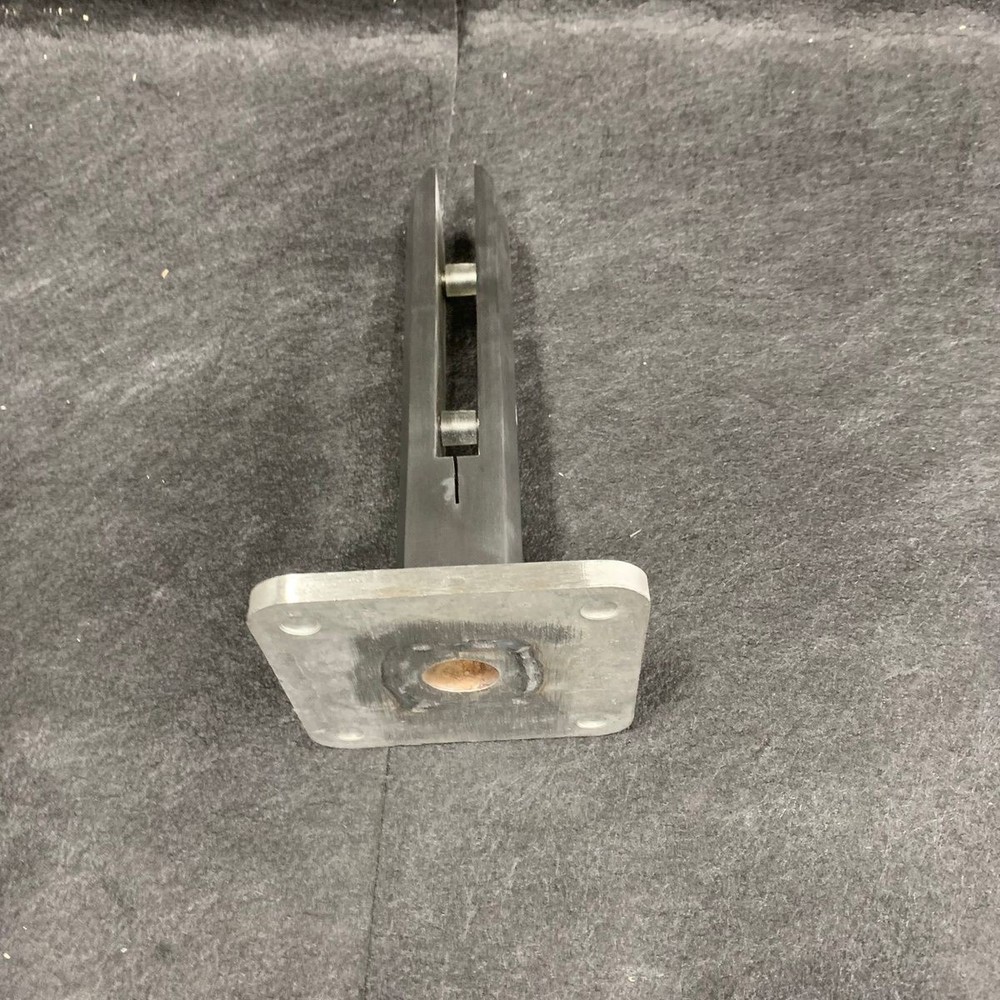 CRL Beveled Surface Mount Frameless Windscreen Clamp In Brushed Stainless