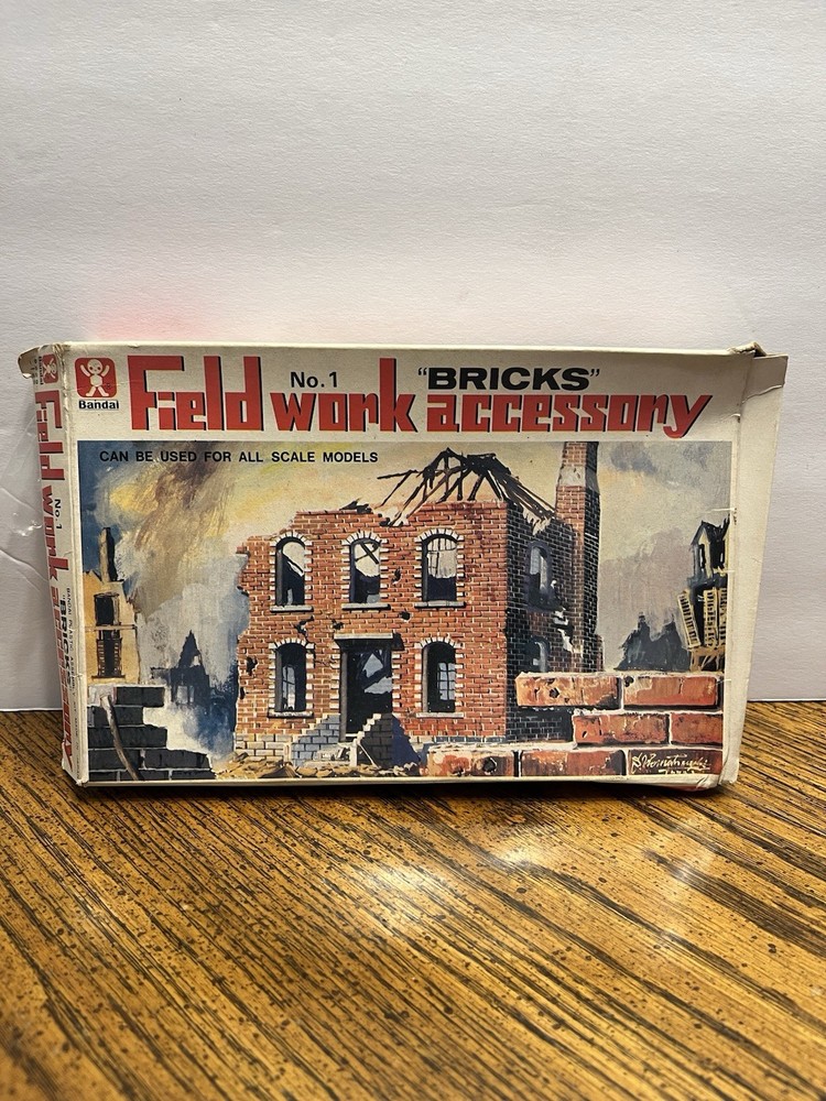 Vintage Bandai Fieldwork Accessory Bricks Building Model Kit
