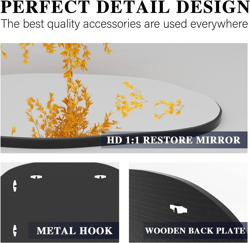 Irregular Asymmetrical Mirror Wall Mounted Unique Vanity Mirror,Shaped Dressing