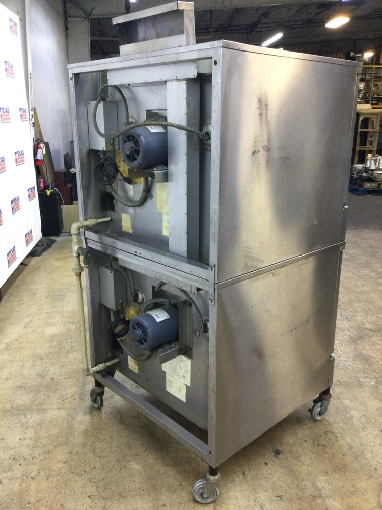 Blodgett DFG-100-3-S Gas Double Stack Convection Oven on Casters