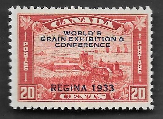 pk07350:Stamps-Canada #203 Grain Exhibition 20 cent Issue-Mint Never Hinged