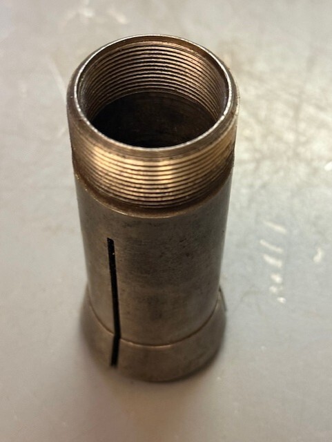 3/8" 5C Round Collet w/Internal Threads